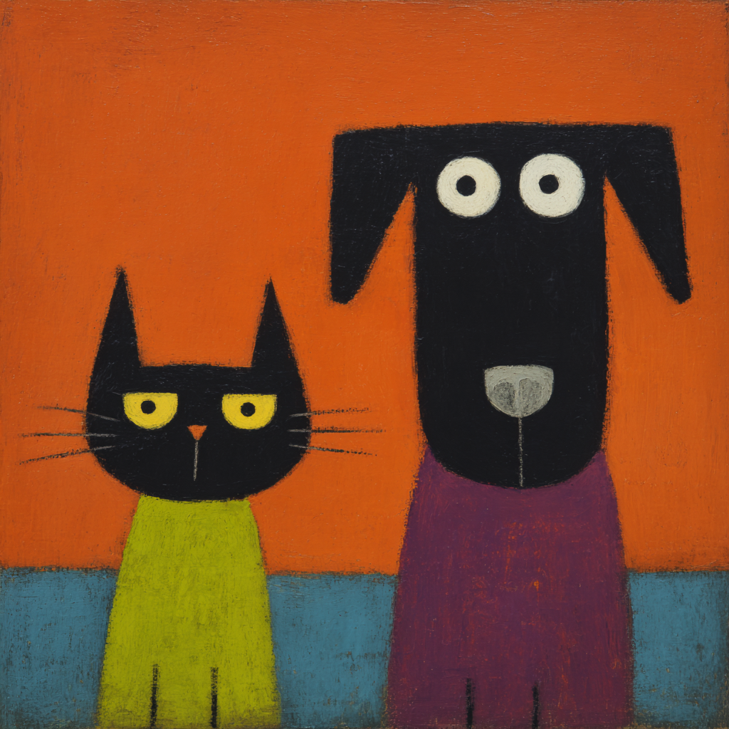 Katt och Hund Vänskap