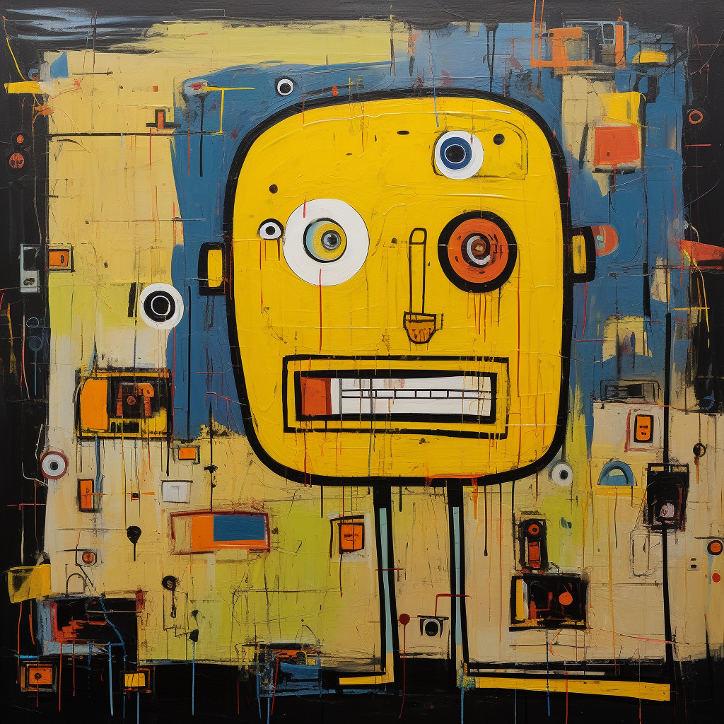 Färgglad Abstrakt Karaktär