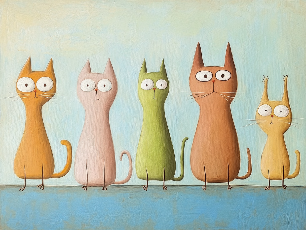 Lekfulla kattkompisar