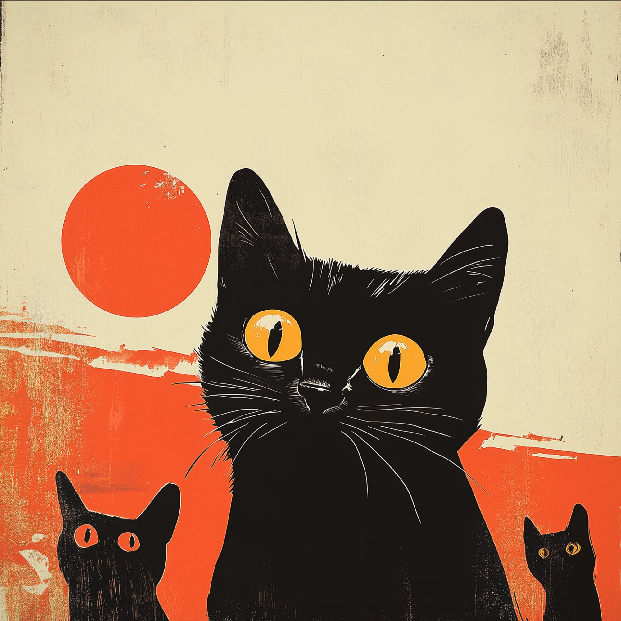Poster med motivet Mysteriet i katten