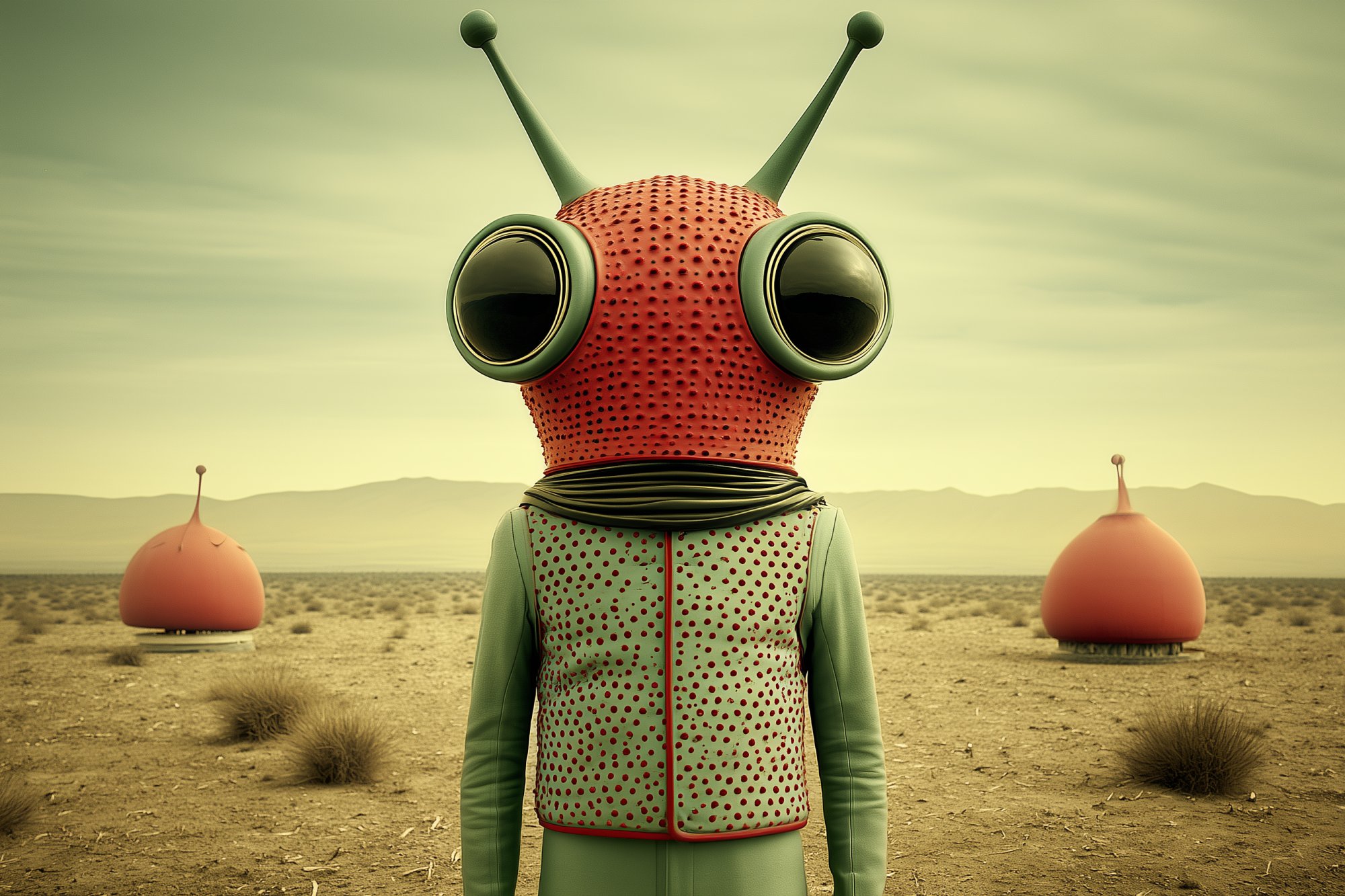 Poster med motivet Extraterrestiskt Landskap