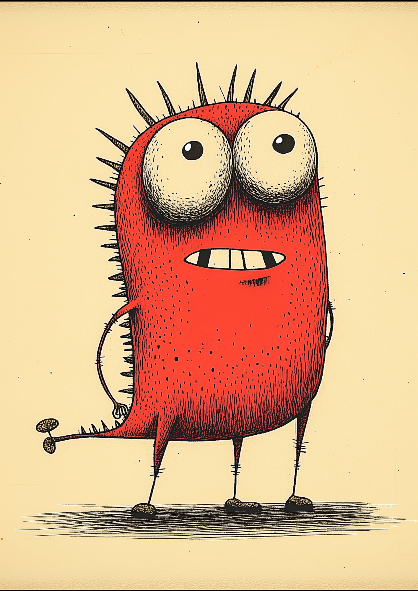 Poster med motivet Kramgo Monster