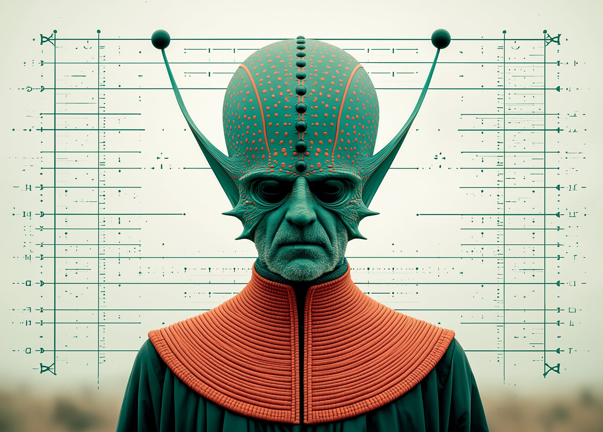 Poster med motivet Extraterrestrial Authority
