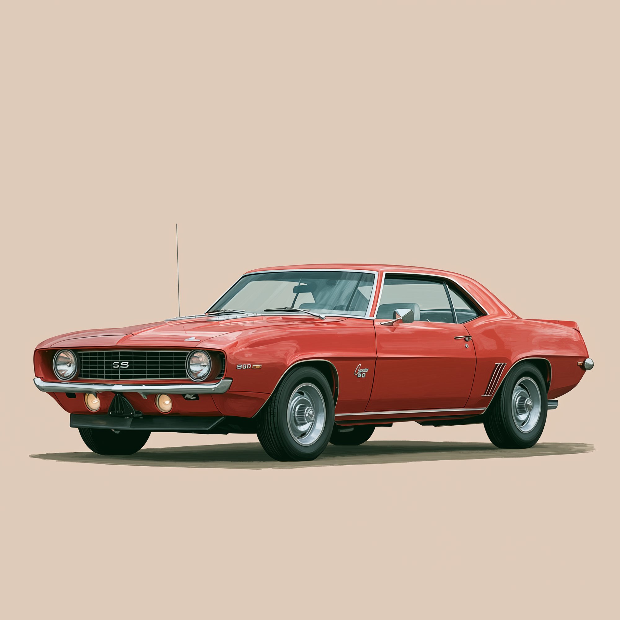 Poster med motivet Klassisk Muscledesign