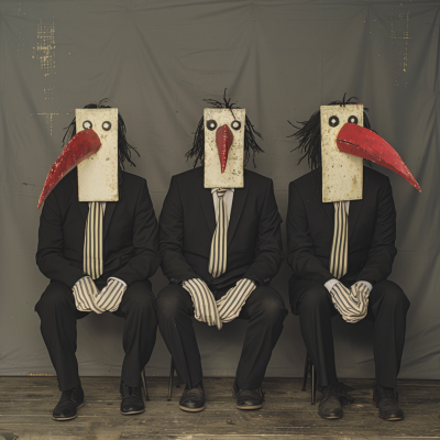 Surrealistiska masker