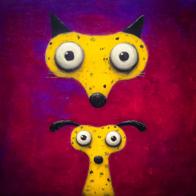 Färgglada Djurmotiv