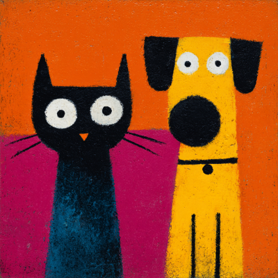 Katt och Hund Vänskap