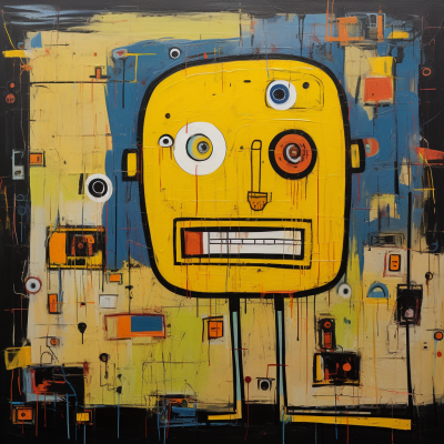 Färgstark Abstraktion