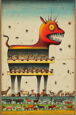 Fantasidjur i Färger