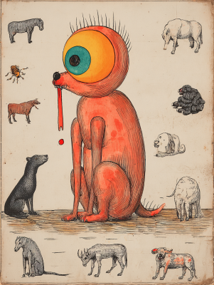 Fantastiska Djur i Färg