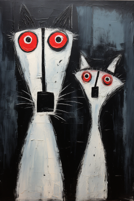 Funktionella Feline Figurer