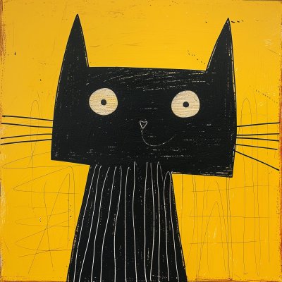Glatt kattmotiv