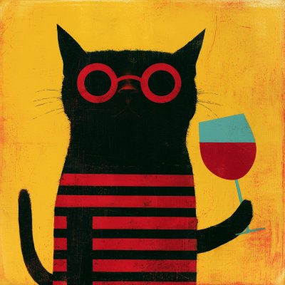 Katt med Vino