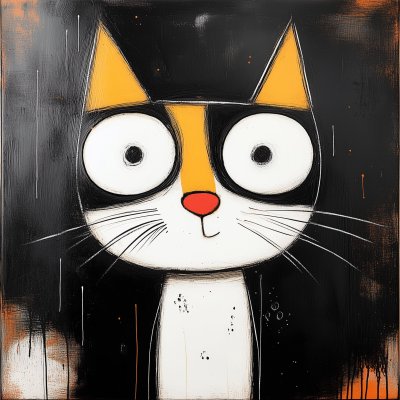 Nyfiken katt