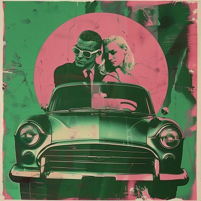 Retro bilcharm