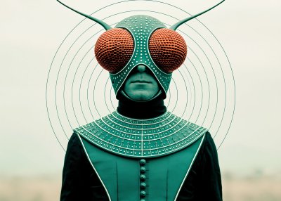 Futuristisk Insektsmask